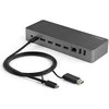 Kabelis USB StarTech USB-A + USB-C - USB-C 1 m Juodas (USBCCADP)