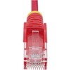 „StarTech.com“ 2,5 m raudonas plonas CAT6 Ethernet kabelis, be kabliuko, 28AWG, LSZH - Patch kabelis - RJ-45 (M) į RJ-45 (M) - 2,5 m - 3,6 mm - UTP - CAT 5/5e/6 - IEEE 802.3bt - be halogenų, be kabliuko - raudonas