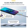 Kabelis USB StarTech USB-C do ładowania 2m USB 2.0 60 W PD 3 A Wytrzymały Baltas (USB2CC2MNCBRWH)