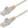 StarTech STARTECH.COM 3m Cat6-Kabelis - Schlankes Cat6-Patchkabel - Grau - Snagless-RJ45-Steckverbinder - LSZH - 28 AWG Kupferdraht