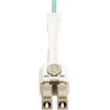 StarTech StarTech 450FBLCLC3PP optinis kabelis 3 m LC LOMM OM4 Aqua spalva