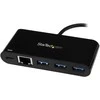 StarTech USB HUB 1x RJ-45 1x USB-C + 3x USB-A 3.0 (HB30C3AGEPD)