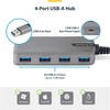 HUB USB StarTech STARTECH.COM 4-Port USB-A Hub 5Gbps Busbetrieben Typ A auf 4x USB-A 3.0 Hub USB-C-įkroviklis Port Mini Reisehub-Verteiler USB Splitter