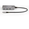 USB ŠAKOTUVAS StarTech StarTech HB31C3A1CDPPD3 šakotuvai ir šakotuvai USB 3.2 Gen 2 (3.1 Gen 2) Type-C 10000 Mbit/s Sidabrinis