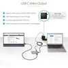 USB-C šakotuvas su 4K vaizdo perdavimo galimybe
