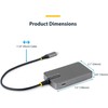 HUB USB StarTech STARTECH.COM 4-Port USB-C Hub 5Gbps Busbetrieben USB-C zu USB-A Hub USB C-įkroviklis Port 30cm Kabelis Reisehub USBC auf A Adapteris