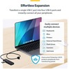 HUB USB StarTech 4-Port USB-C Hub USB 3.0 5Gbps mini rozdzielacz USB zasilany su magistrali su kablem 61cm USB-C do 4x USB-A Splitter