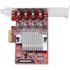 Karta jungiama į tinklą StarTech 4-PORT USB-C 10GB PCIE CARD