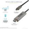 USB kabelis StarTech USB-C - HDMI 5 m juodas pilkas (CDP2HDMM5MH)