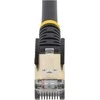 StarTech STARTECH.COM 5 m CAT6A- Ethernet - Kabelis - Juodas - RJ45- Ethernet - Kabelis - Snagless - STP- Kabelis - Kupfer - 10- Gbit Netzwerkkabel