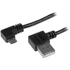 USB kabelis StarTech USB-A - mikroUSB 1 m Juodas (USB2UB2RA1M)