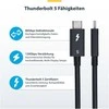Startechcom Kabelis USB StarTech Thunderbolt - USB-C 1 m Juodas (TBLT5MM1M240W)