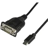 USB kabelis StarTech USB-C - DB-9 0, 4 m juodasis (ICUSB232C)