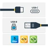 USB kabelis StarTech USB-C - USB-B 2 m Juodas (USB315CB2M)