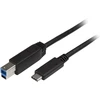 USB kabelis StarTech USB-C - USB-B 2 m Juodas (USB315CB2M)