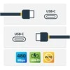 USB kabelis StarTech USB-C - USB-C 1 m Juodas (USB2C5C1M)
