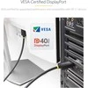 VGA laidas Startech DP21-2M-DP40-CABLE Juoda 2 m