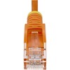 Oranžinis „StarTech.com“ 1,5 m oranžinis plonas CAT6 Ethernet kabelis, be užsegimo, 28AWG, LSZH - patch kabelis - RJ-45 (M) iki RJ-45 (M) - 1,5 m - 3,6 mm - UTP - CAT 5/5e/6 - IEEE 802.3bt - be užsegimo - be užsegimo - oranžinis