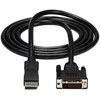 Kabelis StarTech DisplayPort - DVI-D 1.8m juoda (DP2DVIMM6)