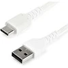 USB kabelis StarTech USB-A - USB-C 1 m Baltas (RUSB2AC1MW)