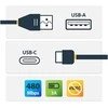 Kabelis USB StarTech USB-A - USB-C 1 m Baltas (RUSB2AC1MW)