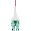 Startechcom StarTech StarTech OM4RLCLC1M kabelis InfiniBand / światłowodowy 1 m LC OFNR Violetinis