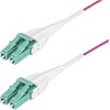 Startechcom StarTech StarTech OM4RLCLC1M kabelis InfiniBand / światłowodowy 1 m LC OFNR Violetinis