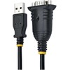 USB kabelis StarTech USB-A - DB-9 0.91 m Juodas (1P3FP- USB- SERIAL)