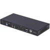 Przełącznik StarTech StarTech.com 2-Port Dual-Monitorius DisplayPort KVM Switch with Dual View Video Matrix, 4K 60Hz, 4x USB Hub Ports, Hotkey Switching, DP 1.2 Matrix KVM, TAA Compliant, 3840 x 2160 pikselių, 4K Ultra HD, 36 W, Juodas