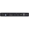 Przełącznik StarTech StarTech.com 2-Port Dual-Monitorius DisplayPort KVM Switch with Dual View Video Matrix, 4K 60Hz, 4x USB Hub Ports, Hotkey Switching, DP 1.2 Matrix KVM, TAA Compliant, 3840 x 2160 pikselių, 4K Ultra HD, 36 W, Juodas