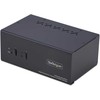 Przełącznik StarTech StarTech.com P2ADDH462-KVM-SWITCH, 3840 x 2160 pikselių, 4K Ultra HD, 36 W, Juodas