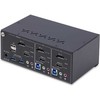 Przełącznik StarTech StarTech.com P2ADDH462-KVM-SWITCH, 3840 x 2160 pikselių, 4K Ultra HD, 36 W, Juodas