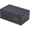 Przełącznik StarTech StarTech.com P2ADDH462-KVM-SWITCH, 3840 x 2160 pikselių, 4K Ultra HD, 36 W, Juodas