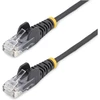 StarTech Slim Patch Cat6 UTP 25 cm Juodas (N6PAT25CMBKS)