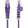 StarTech 2.5M PURPLE SLIM CAT6 CABLE