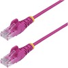 StarTech 3M Rožinis SLIM CAT6 CABLE