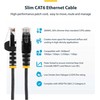 StarTech 3M Rožinis SLIM CAT6 CABLE