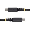 Kabelis USB StarTech 3 m USB-C do USB-C USB 2.0 60 W 3 A Wytrzymały Juodas (USB2CC3MNCBR)