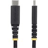 Kabelis USB StarTech 3 m USB-C do USB-C USB 2.0 60 W 3 A Wytrzymały Juodas (USB2CC3MNCBR)