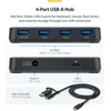 StarTech USB-A Hub 4 prievadai juodi