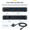 HUB USB StarTech STARTECH.COM 4-Port USB-C i USB-A Hub 5Gbps zasilanie własne 2-in-1 USB-C & USB-A kabelis hosta 1x USB-C 3x USB-A 1x BC 1.2