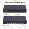 Startechcom StarTech 8 PORT DISPLAYPORT KVM SWITCH EKRANAS 1.2 KVM 4K 60HZ