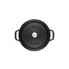 Staub La Cocotte Apvalus ketaus puodas, 2,2 l, juodos spalvos