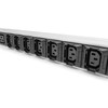 Jungiklis Digitus Digitus Basic PDU sprendimas IT, 3 fazių įrenginys 16 A, 24 x C13, 3 x C19, 3 m maitinimo kabelis, IEC 60309 vyriška jungtis 16 A