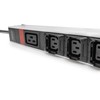 Jungiklis Digitus Digitus Basic PDU sprendimas IT, 3 fazių įrenginys 16 A, 24 x C13, 3 x C19, 3 m maitinimo kabelis, IEC 60309 vyriška jungtis 16 A