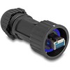 Stecker feldkonfektionierbar Cat.6A mit Durchführungskupplung passend für Delock Artikel 67047 und 67048 IP68 staub- und wasserdicht juodas