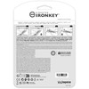 Kingston IronKey klaviatūra 200 128GB USB-C AES Encrypted