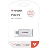Atmintukas „Verbatim Plectra 256GB USB-C“, baltas, 30230