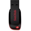 STICK 64GB USB 2.0 Sandisk Cruzer Blade juodas/red