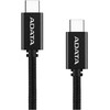 Kabelis USB ADATA CACC-100PN-BK kabelis USB USB 2.0 1 m USB C Juodas